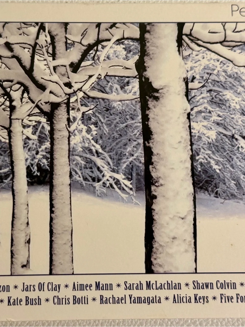 Peace Christmas CD 2007 Kate Bush Johnny Cash Alicia Keys KRB Sony Rare Holiday